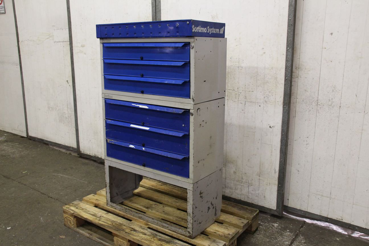 Schubladenschrank von Sortimo - 765/375/H1282 mm