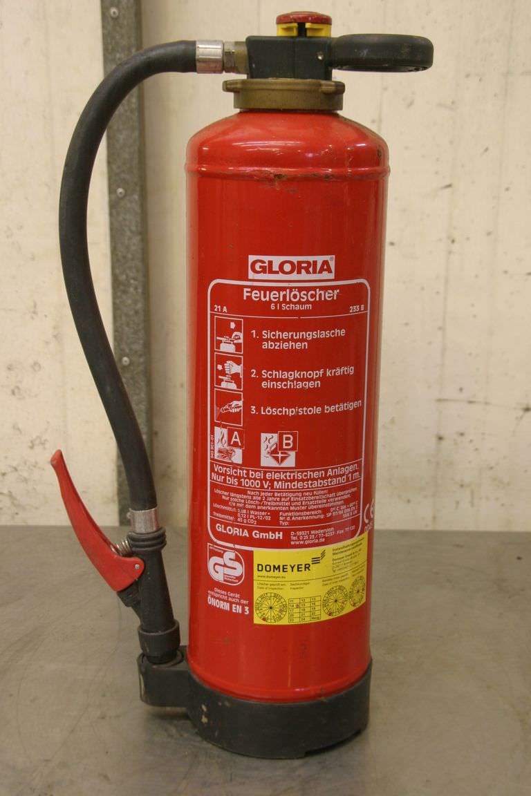 Feuerlöscher Schaum von Gloria - SKK 6 LW