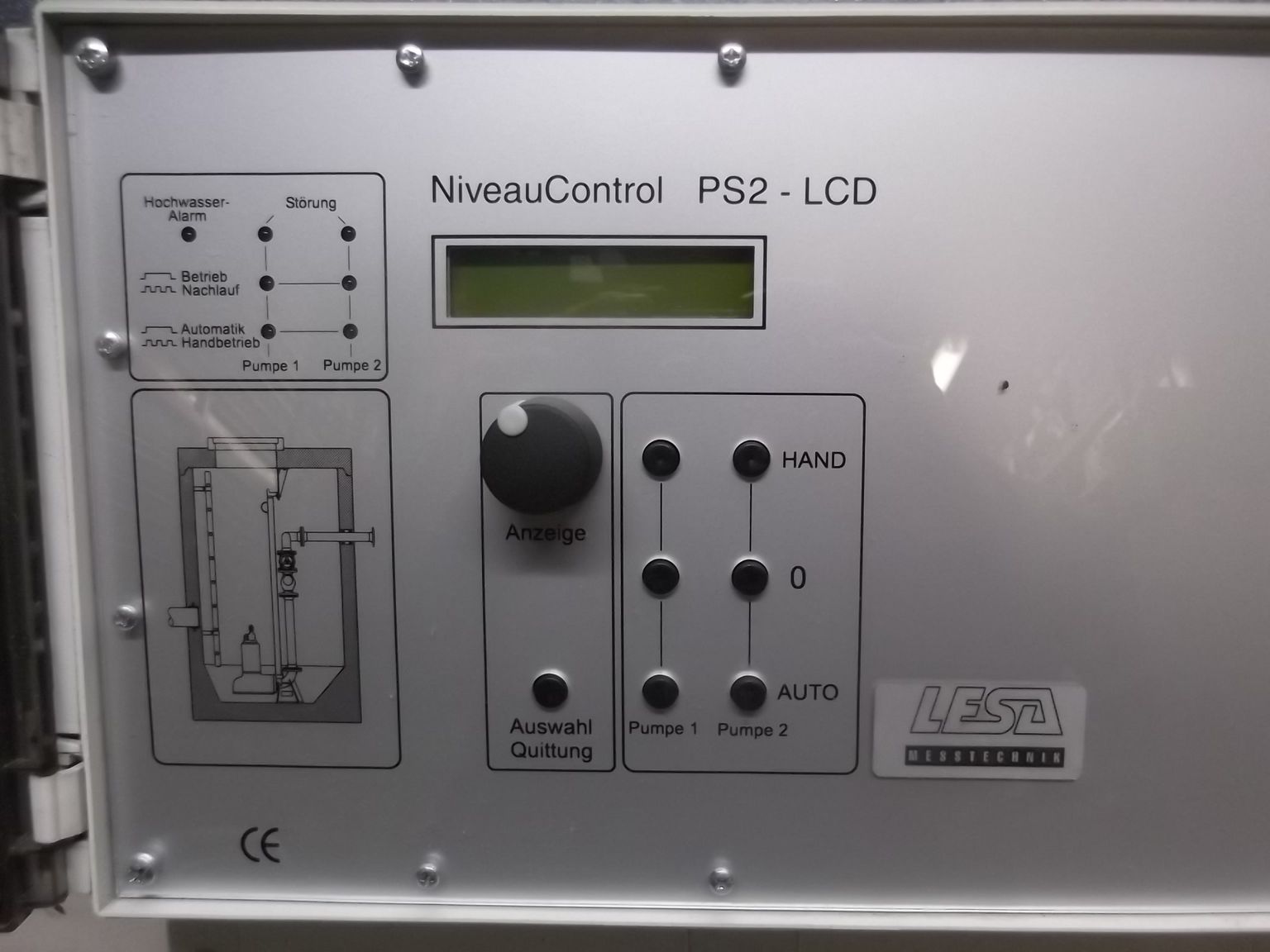 Pumpen-Steuerung von Lesa - NiveauControl PS2 - LCD