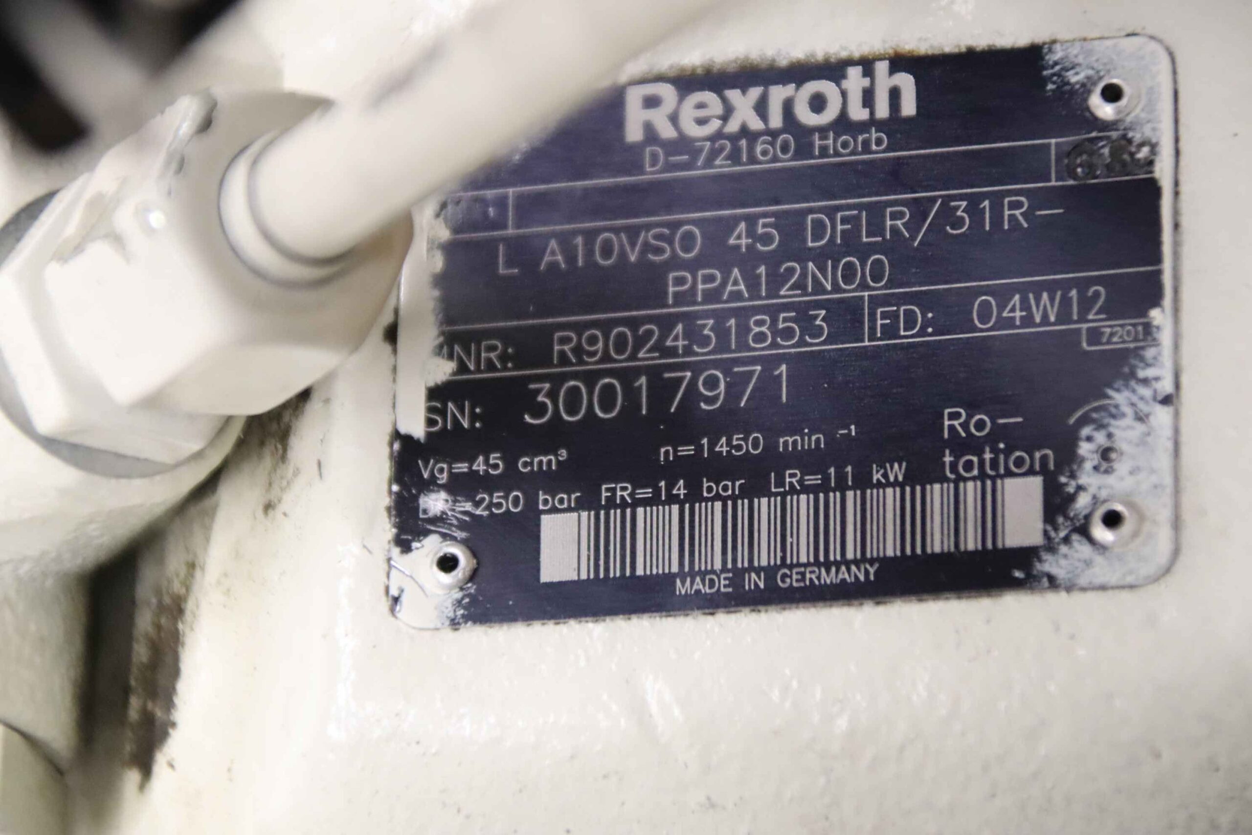 Hydraulikpumpe von Rexroth - LA10VS0 45 DFLR/31R-PPA12N00