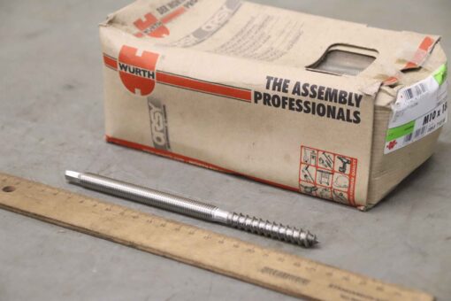Stockschraube M10 x 200 50 Stück von Würth - SW 7  Edelstahl A2