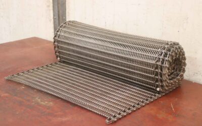 Förderbandgurt Gliedergurt Edelstahl von unbekannt - 610 x 3480 mm