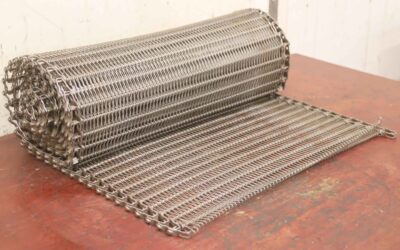 Alternative view of Förderbandgurt Gliedergurt Edelstahl von unbekannt - 610 x 3480 mm