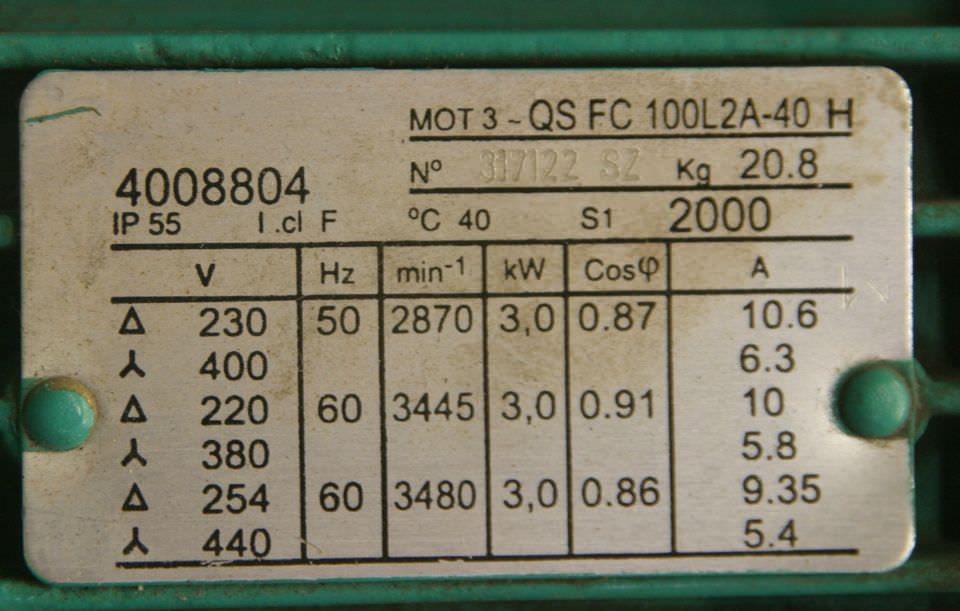 Kreiselpumpe Hochdruckpumpe von WILO - MVI 217-2/25/E/3-400 – Bild 3