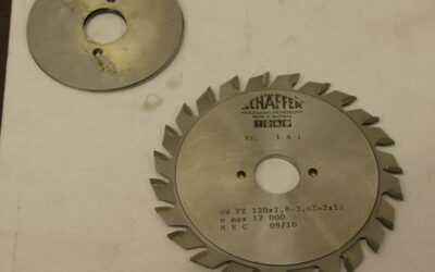 Vorritz Kreissägeblätter 120 x 2,8-3,6 von Schäffer - zweiteilig, vertsellbar