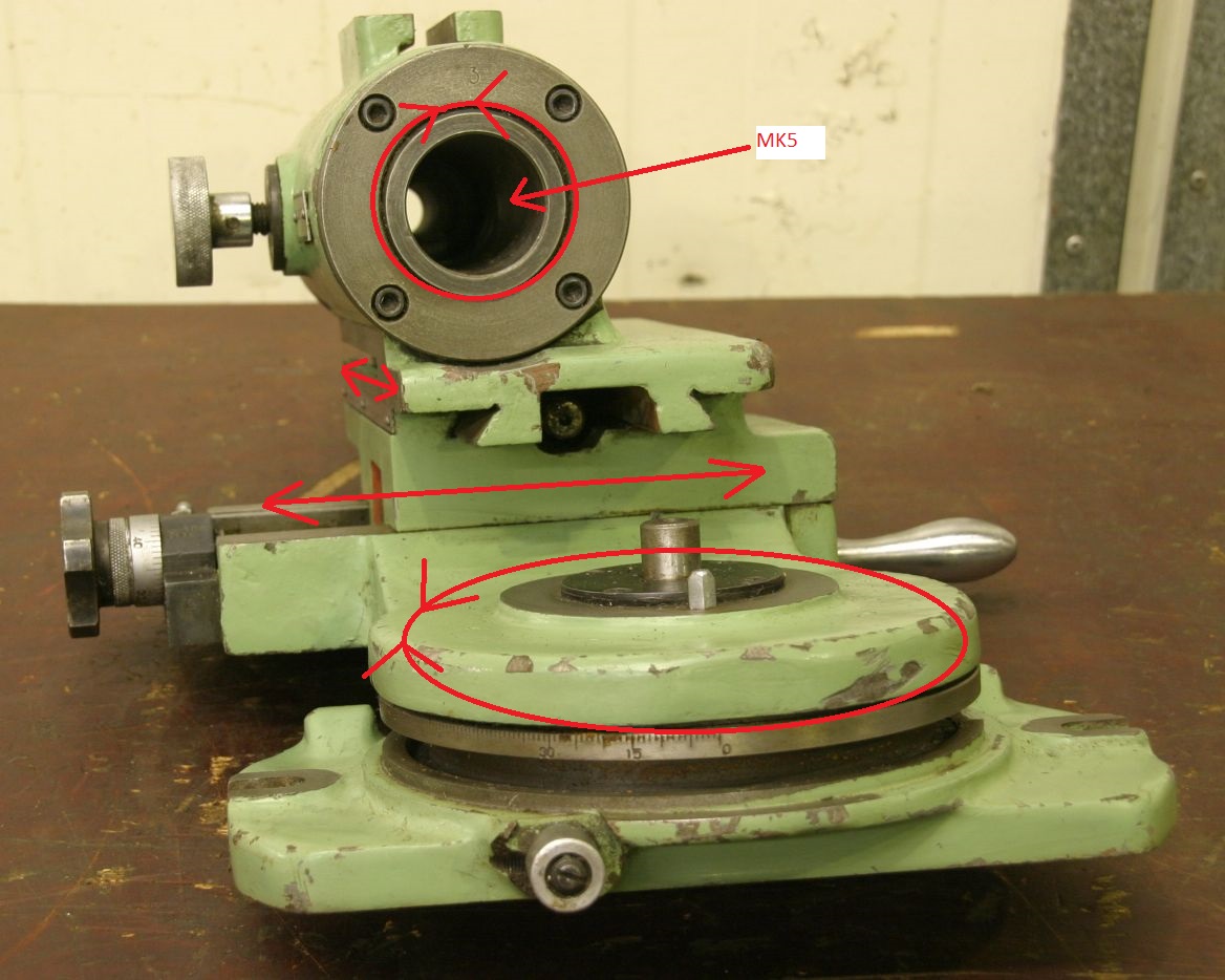 Teilkopf MK5 von Stankoimport - 36642.M50 – Bild 3