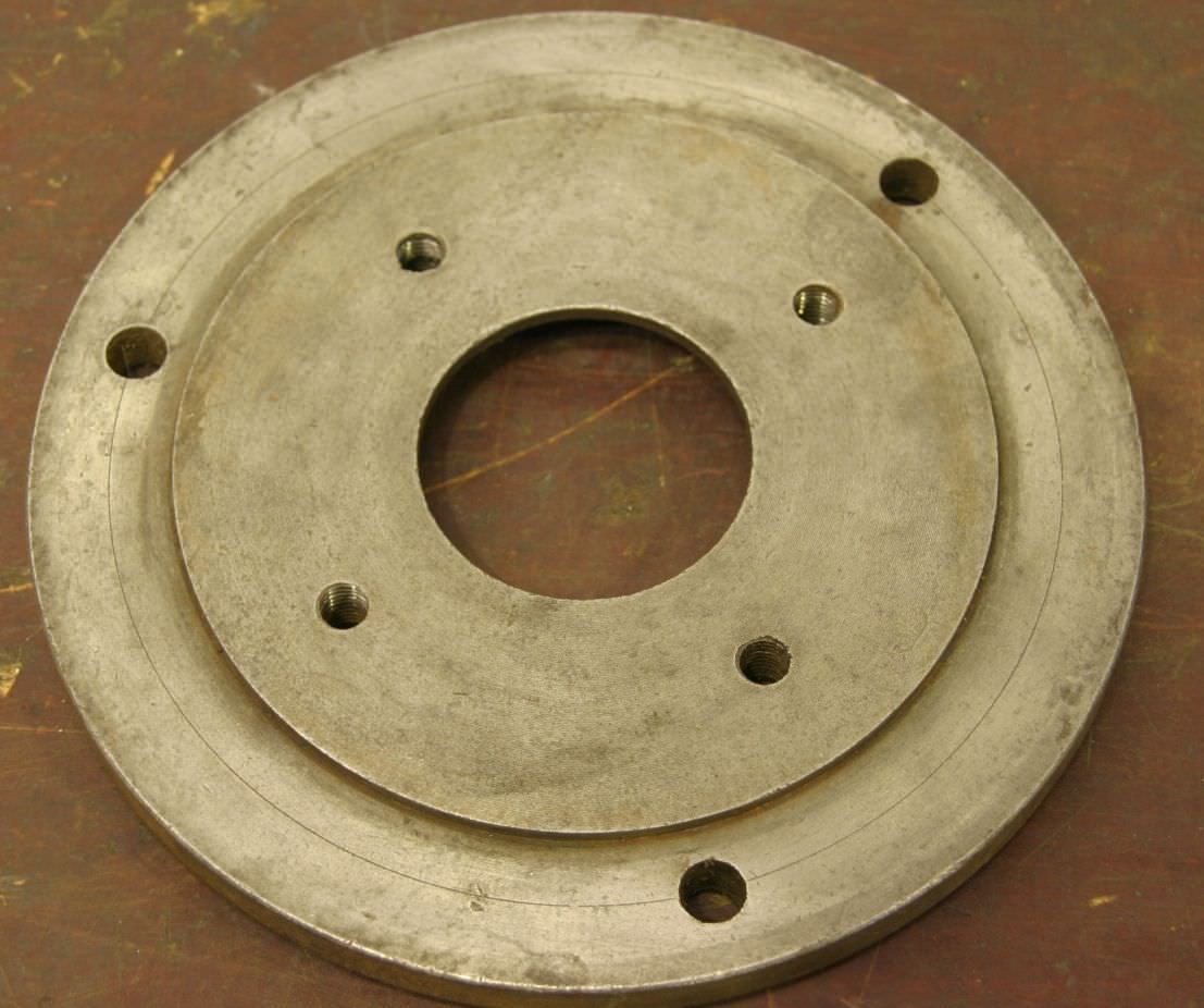 Futterflansch 4 Stück von Stahl - Ø 200 mm – Bild 3