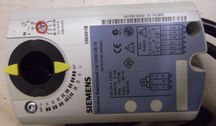 Drehantrieb für Luftklappen von Siemens - GDB136.1E – Bild 4