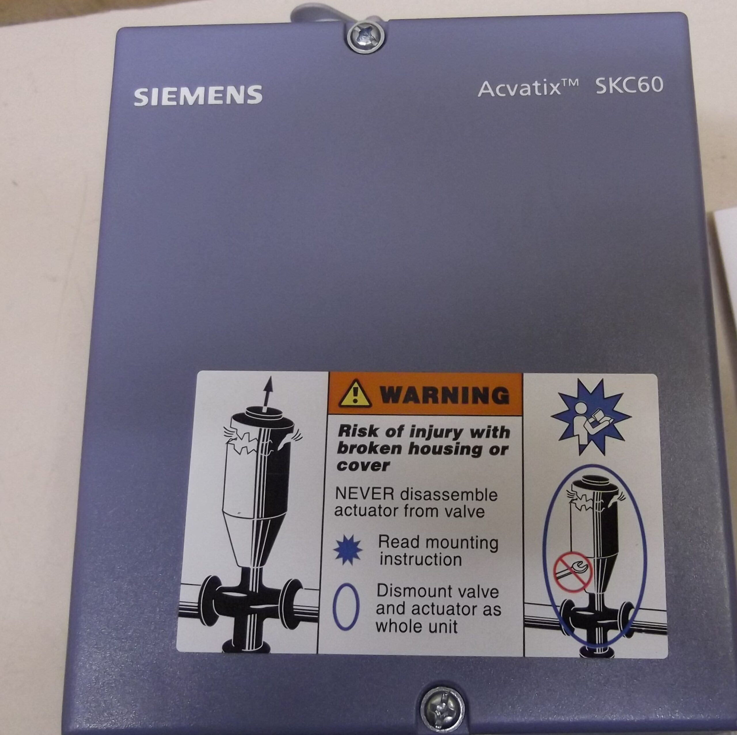 Stellantrieb für Ventile, elektrohydraulisch von Siemens - SKC60 – Bild 9