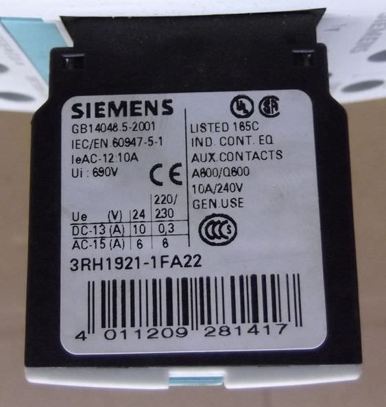 Schütz mit Hilfskontakt von Siemens - 3RT1035-1BB40 – Bild 8