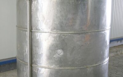 Rührtank von Edelstahl - 1,3 m³