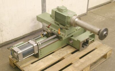Zerspanaggregat von Homag - mit langer Welle