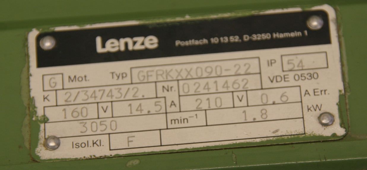 Getriebemotor 1,8 kW 41 U/min von Lenze - GFRKXX090-22 – Bild 6