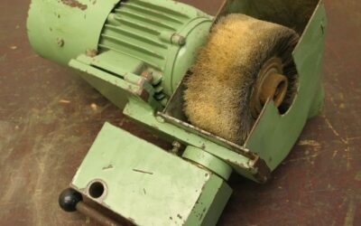 Schwabbelaggregat von Homag - mit Polierbürste