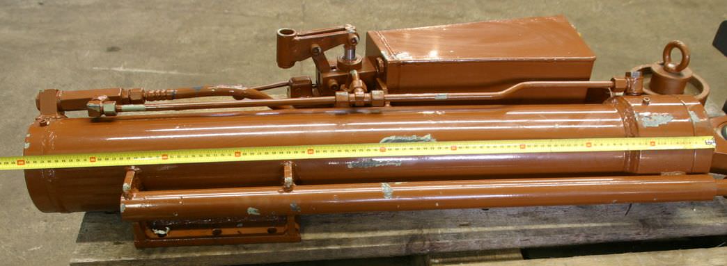 Stützzylinder mit Handpumpe von mit Stützrollen - 130/100/700 – Bild 6