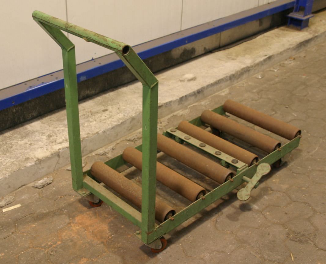 Rollenbahn 1,08 m auf Räder von unbekannt - Rollenbreite 500 mm – Bild 3