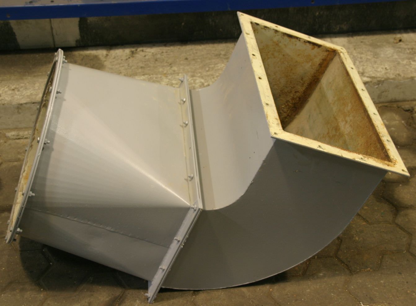 Lüftungskanal Winkel von Stahl - 565x310/500 mm – Bild 2