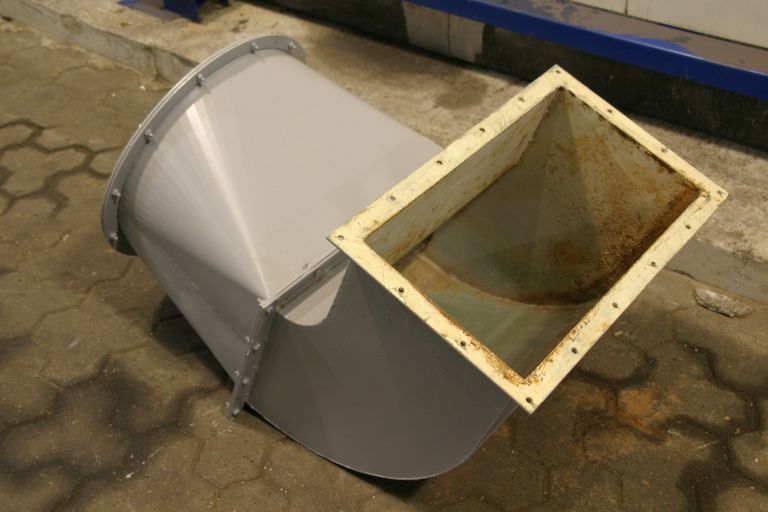 Lüftungskanal Winkel von Stahl - 565x310/500 mm – Bild 3