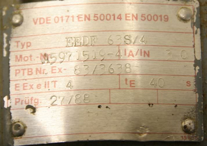 Getriebemotor 0,12 kW 4,1 U/min von EMOD Nord Getriebebau - EEDF 65S/4 – Bild 7