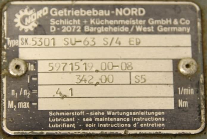 Getriebemotor 0,12 kW 4,1 U/min von EMOD Nord Getriebebau - EEDF 65S/4 – Bild 8