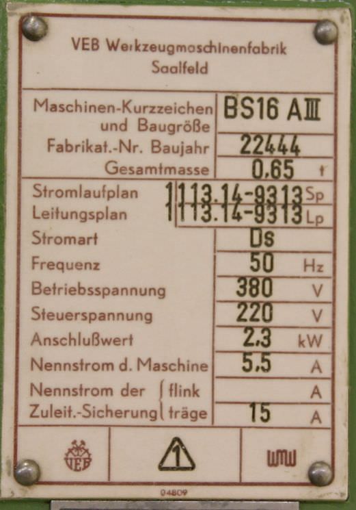 Bohrautomat MK3 von WMW - BS16AIII – Bild 6