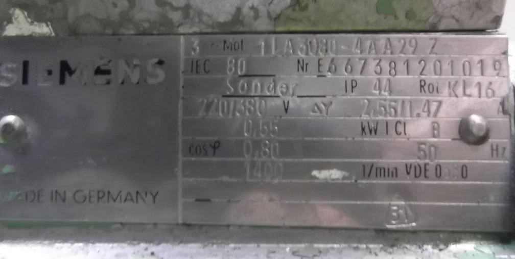 regelbarer Getriebemotor 0,55 kW 8-72 U/min von HTRIEB - 5-V41M1 – Bild 8