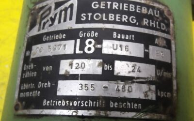 regelbarer Getriebemotor 0,55 kW 24-120 U/min von Prym - L8-U16 – Bild 6