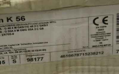 Schweißdraht 1 mm netto Gewicht 5 kg von Böhler - UNION K 56 (1,0) – Bild 3