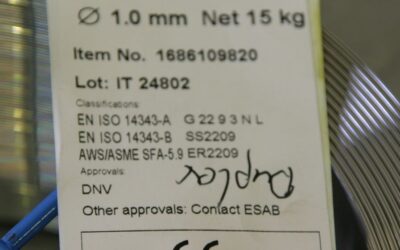 Alternative view of Schweißdraht 1 mm   netto Gewicht 9 kg von ESAB - OK Autrod 2209 (1,0)