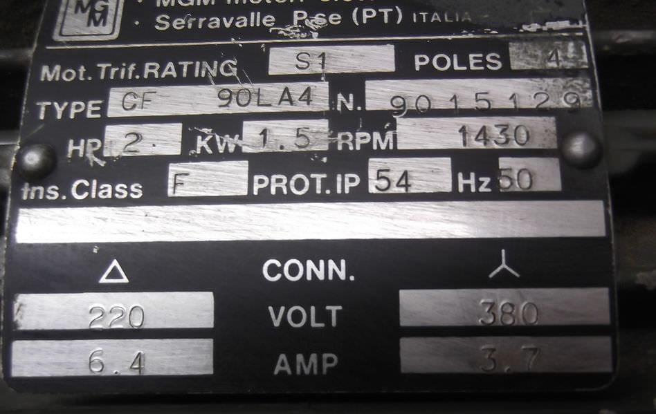 Getriebemotor 1,5 kW 143 U/min von Bonfiglioli - B5 Winkel – Bild 4