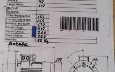 Getriebemotor 1,1 kW 21,5 U/min von Bauer - DK963HZ/241 – Bild 5