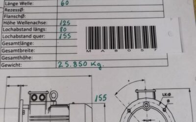 Getriebemotor 0,75 kW 83 U/min von Bauer - DK840A/200L – Bild 5