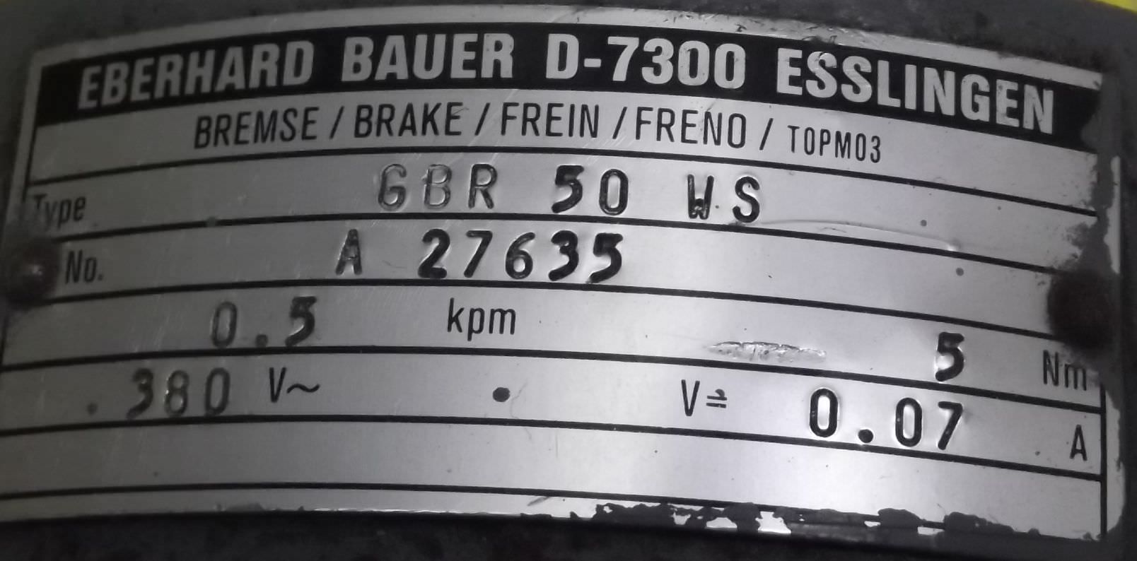 Getriebemotor 0,25 kW 29,5 U/min von BAUER - DK640/163L – Bild 4