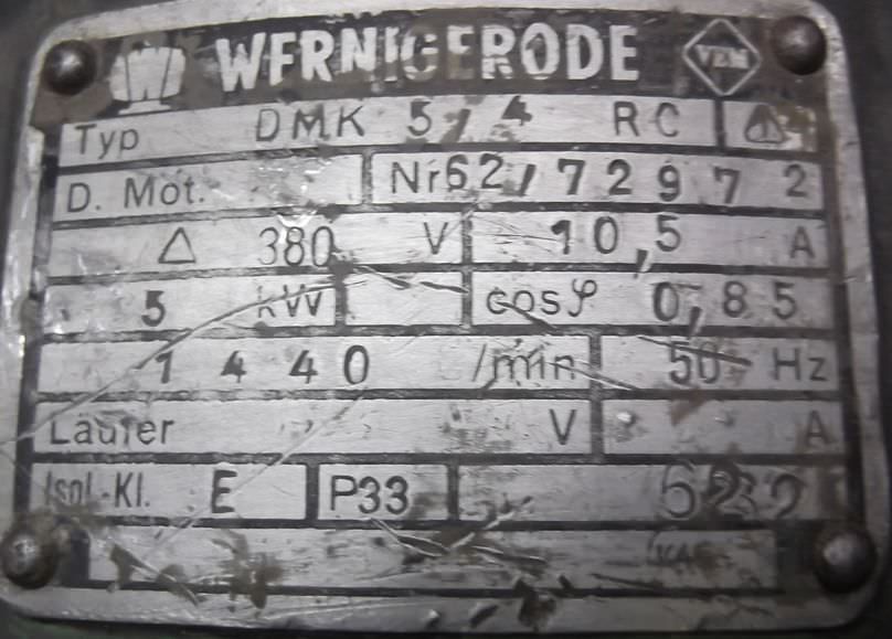Elektromotor 5 kW 1440 U/min von VEM - DMK5/4RA – Bild 4