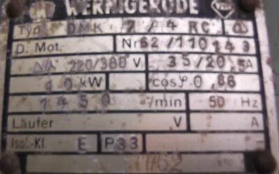 Elektromotor 10 kW 1450 U/min von VEM - DMK7/4RC – Bild 4