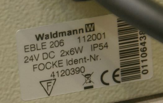 Maschinenleuchte von Waldmann - EBLE 206 – Bild 4