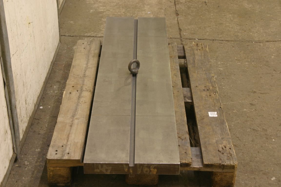 Aufspannplatte mit Nut von Stahl - 1520/380/H55 mm – Bild 4