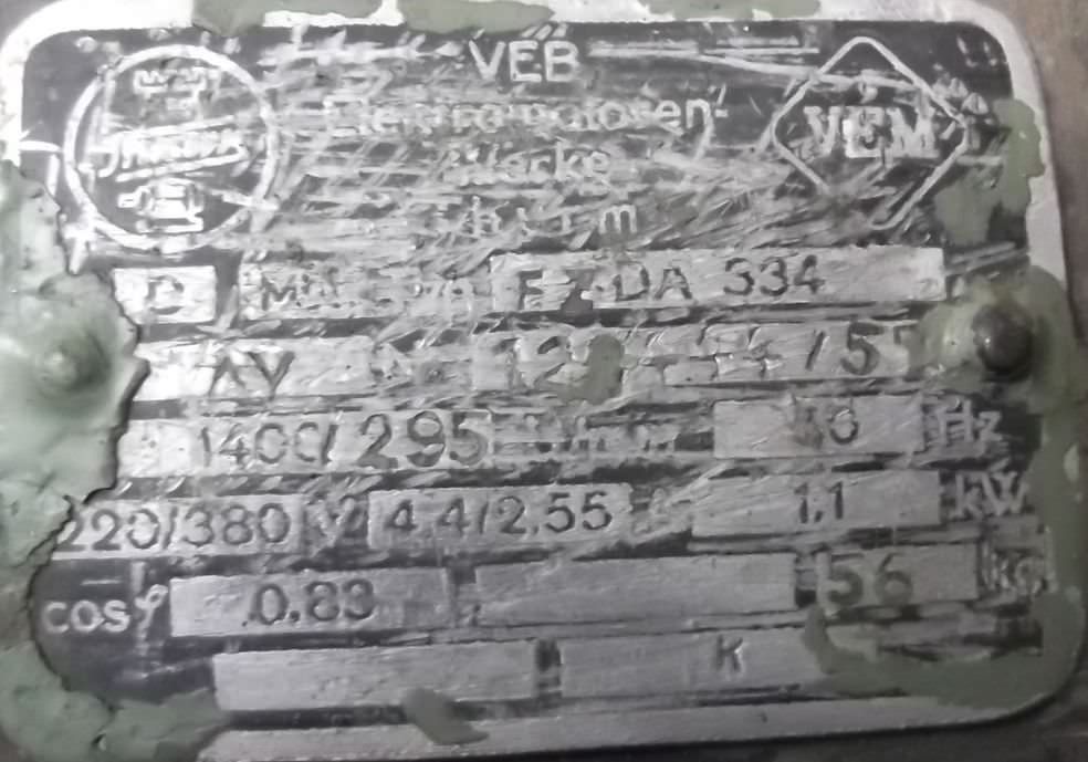 Getriebemotor 1,1 kW 295 U/min von VEM - FZDA334 – Bild 4