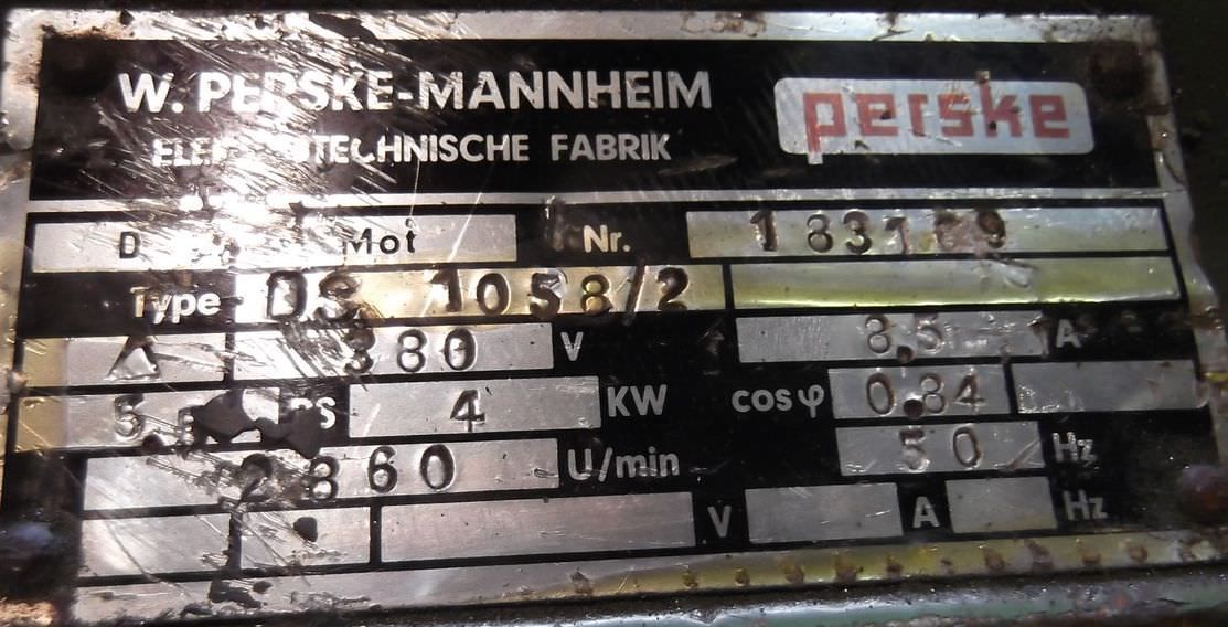 Elektromotor 4 kW 2860 U/min von Perske - DS1058/2 – Bild 4