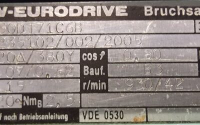 Getriebemotor 0,15 kW 42 U/min von SEW EURODRIVE - R30DT71C6B – Bild 4