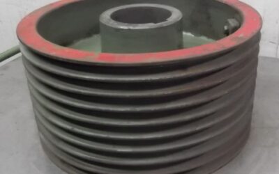 Keilriemenscheibe 9 rillig von Guss - SPC 480-9 (22 mm)