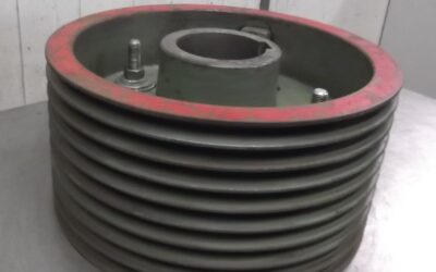 Alternative view of Keilriemenscheibe 9 rillig von Guss - SPC 480-9 (22 mm)