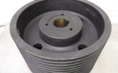 Keilriemenscheibe 12 rillig von Guss - SPC 570-12 (22 mm)