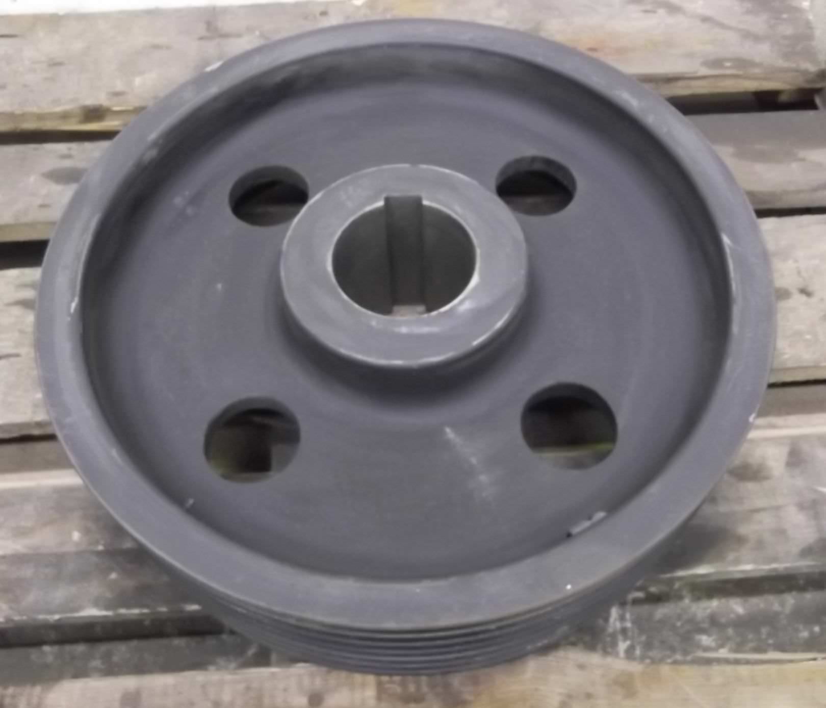 Keilriemenscheibe 6 rillig von Guss - SPB 450-6 (17 mm) – Bild 3