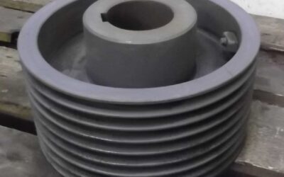 Keilriemenscheibe 8 rillig von Guss - SPB 322-8 (17 mm)