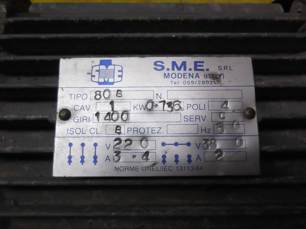 Getriebemotor 0,75 kW 47 U/min von SME - 80B – Bild 5