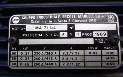 Getriebemotor 0,37 kW 5 U/min von Ercole Marelli - MA71b4 – Bild 5