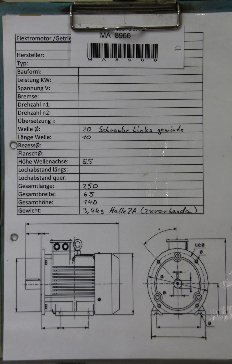 Fräsmotor für Kantenbearbeitungsmaschinen von Perske - VS 31.09/2 – Bild 5