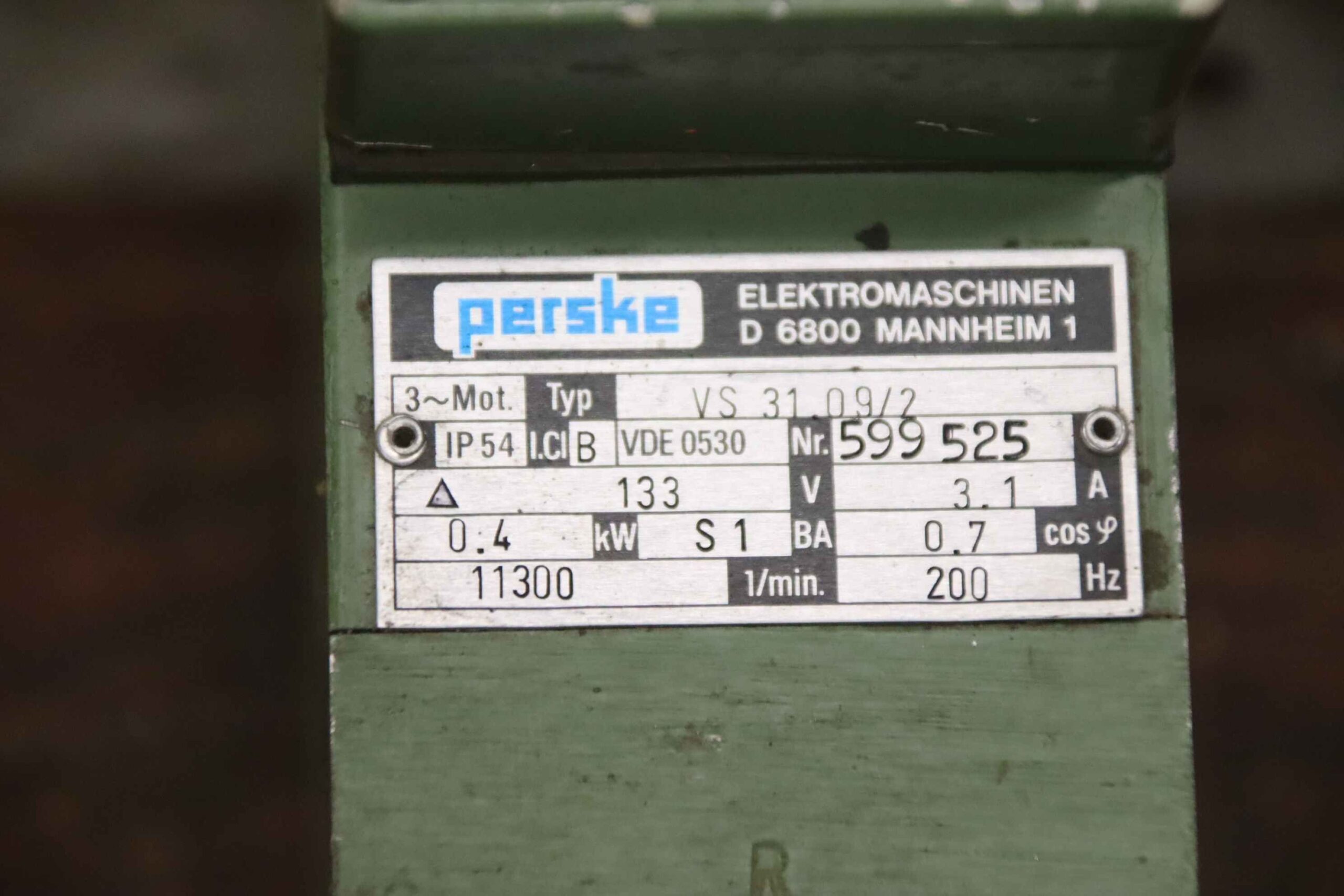 Fräsmotor für Kantenbearbeitungsmaschinen von Perske - VS 31.09/2 – Bild 9