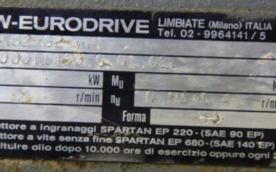 regelbarer Getriebemotor 0,55 kW 0,93-5,4 U/min von SEW Eurodrive - R82-62-V01 – Bild 6